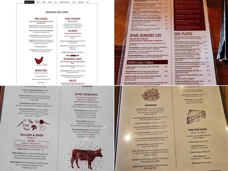 Bon Vivant Market & Café Menu