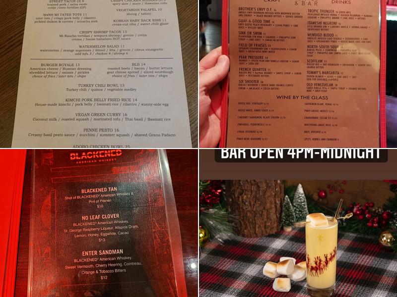 The Red Rabbit Kitchen and Bar Menu