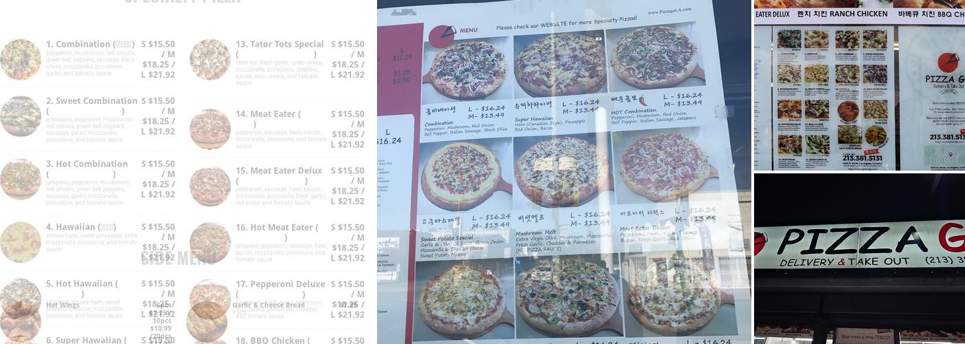 Pizza Go Menu