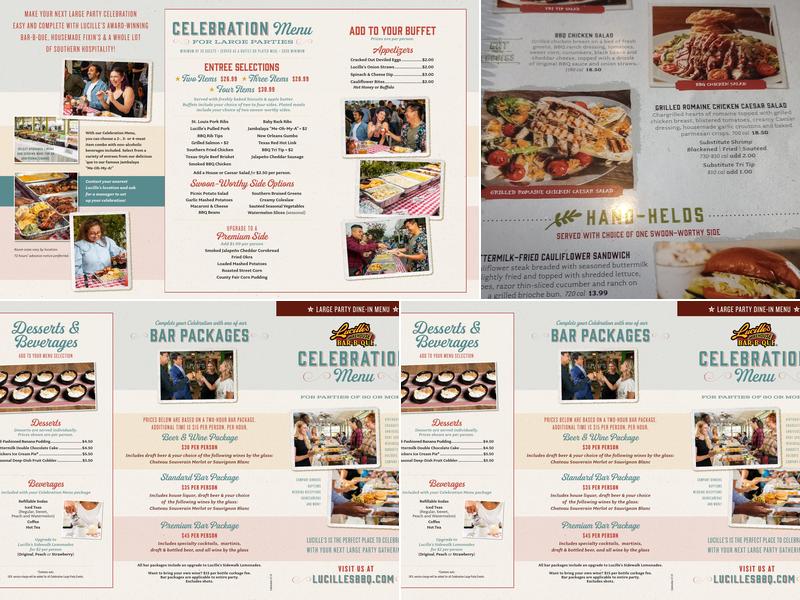 Lucille's Smokehouse Bar-B-Que Menu