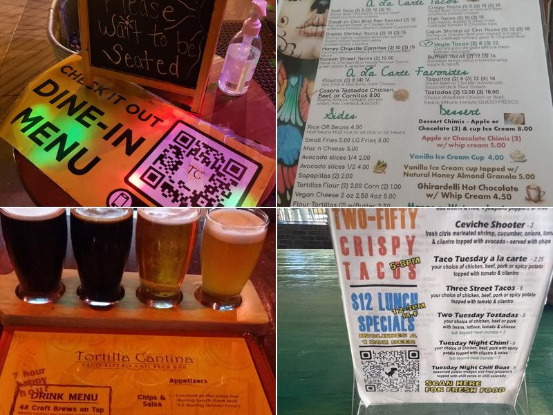 Tortilla Cantina Menu