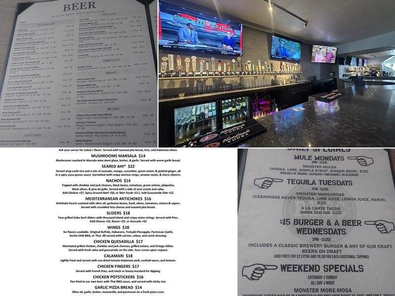 Redondo Beach Brew Co Menu