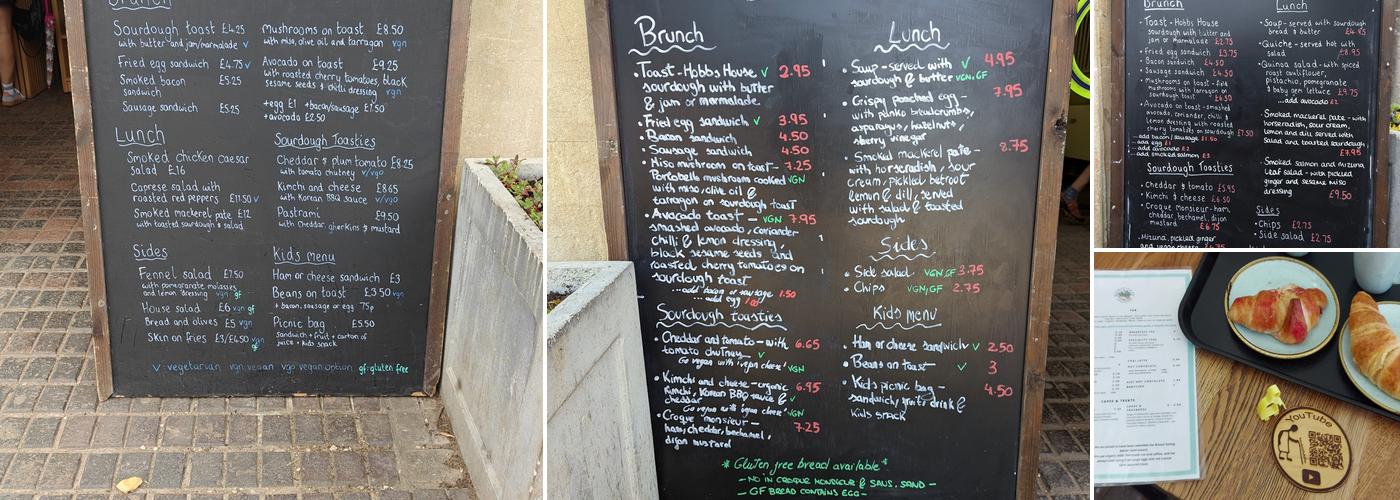 Courtyard Cafe Menu