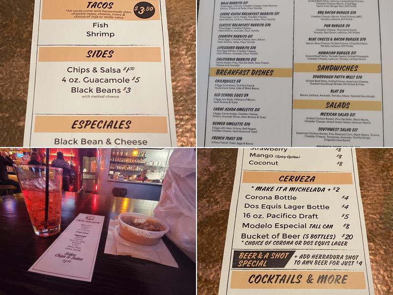 The District Lounge Menu