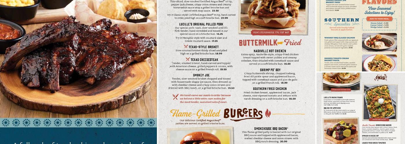 Lucille's Smokehouse Bar-B-Que Menu