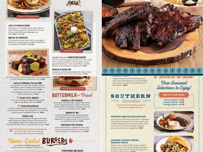 Lucille's Smokehouse Bar-B-Que Menu