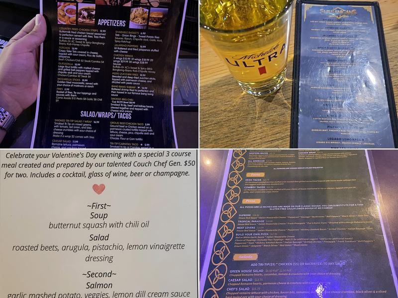 Shenanigans Kitchen & Bar Menu