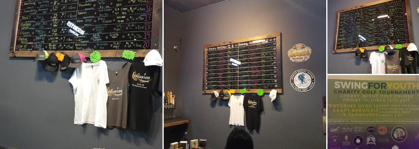 Infusion Taproom Menu
