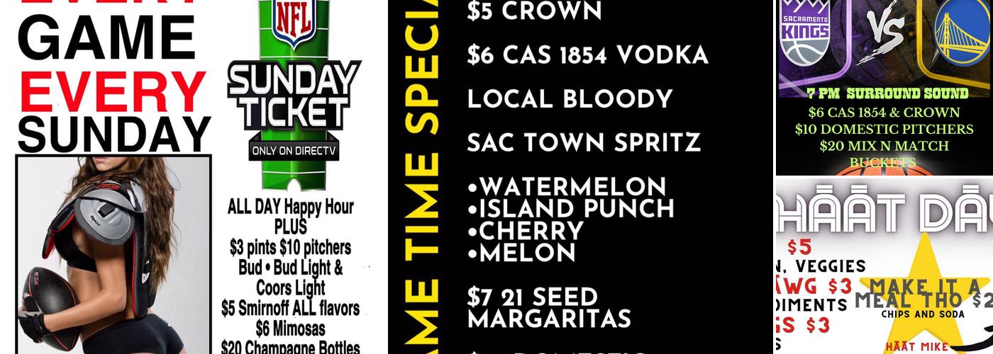 Chasers Bar Menu