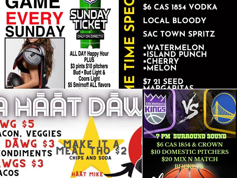 Chasers Bar Menu