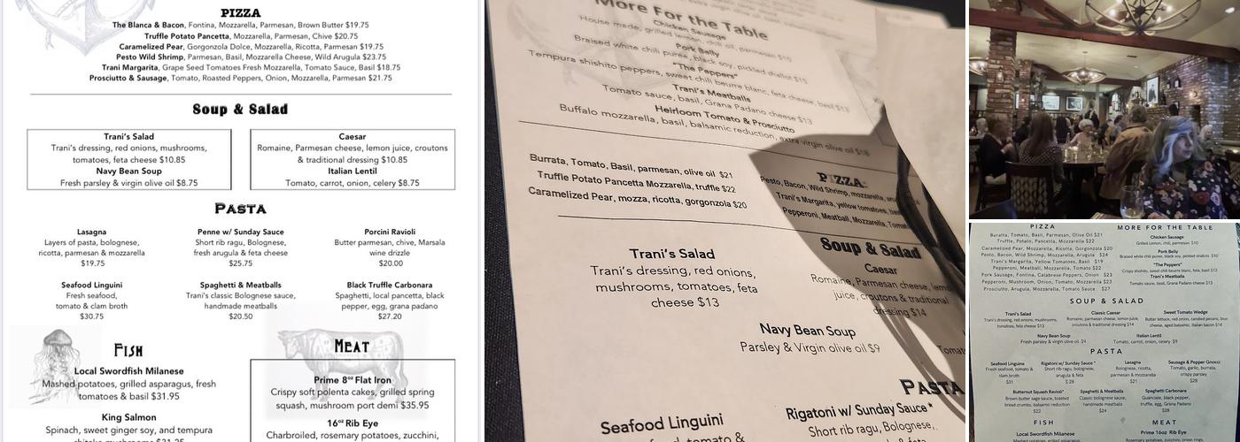 J.Trani's Ristorante Menu