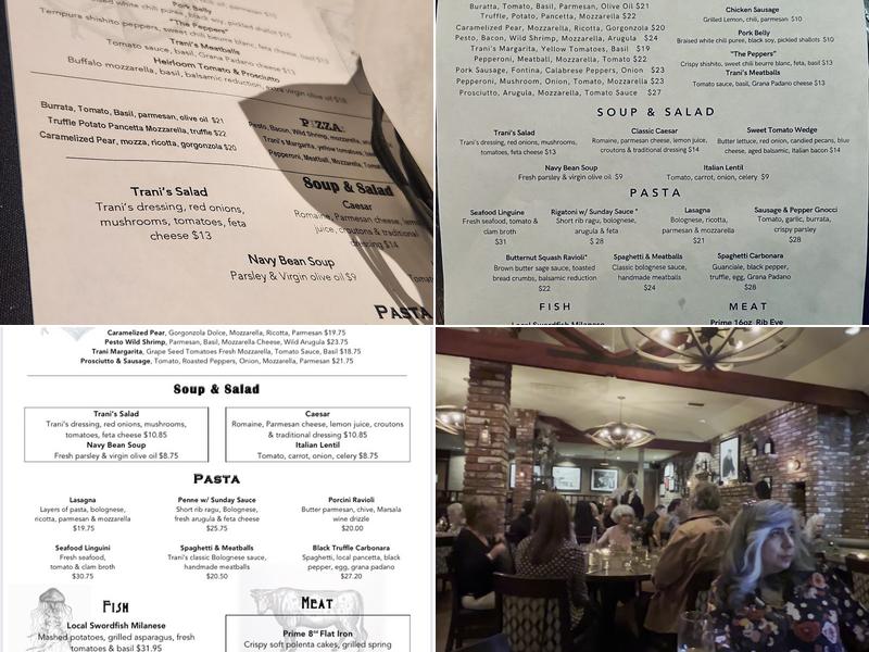 J.Trani's Ristorante Menu