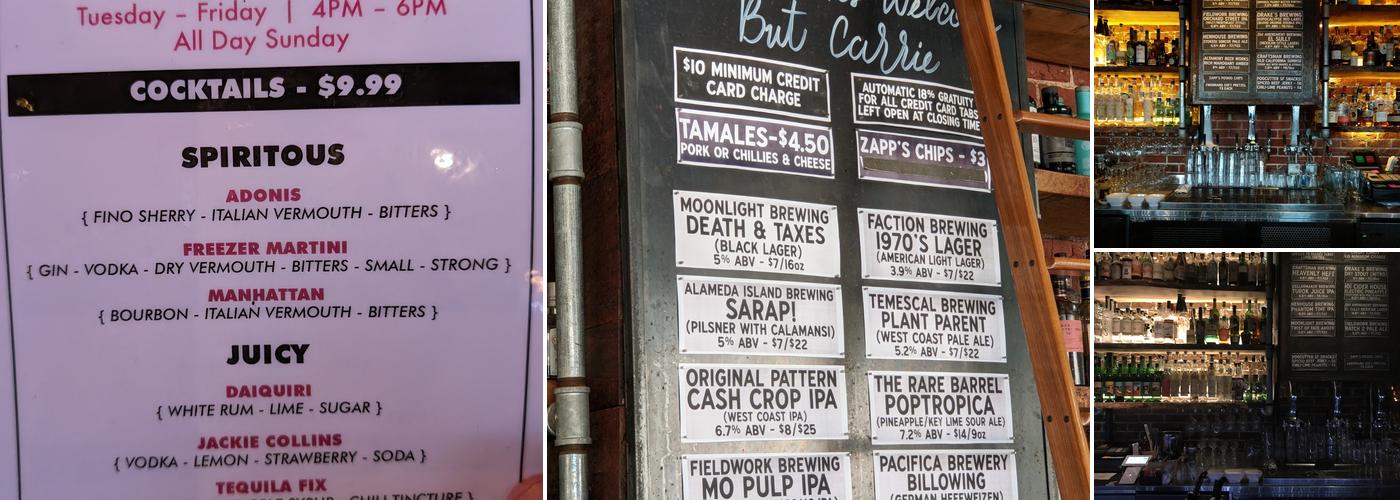 Prizefighter Menu