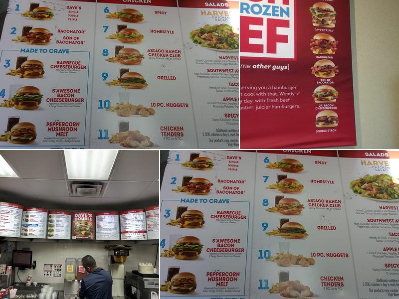 Wendy's Menu