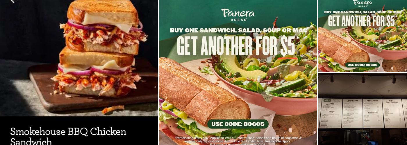 Panera Bread Menu