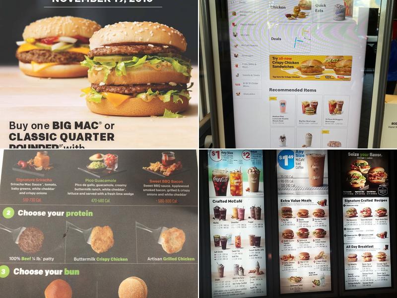 McDonald's Menu