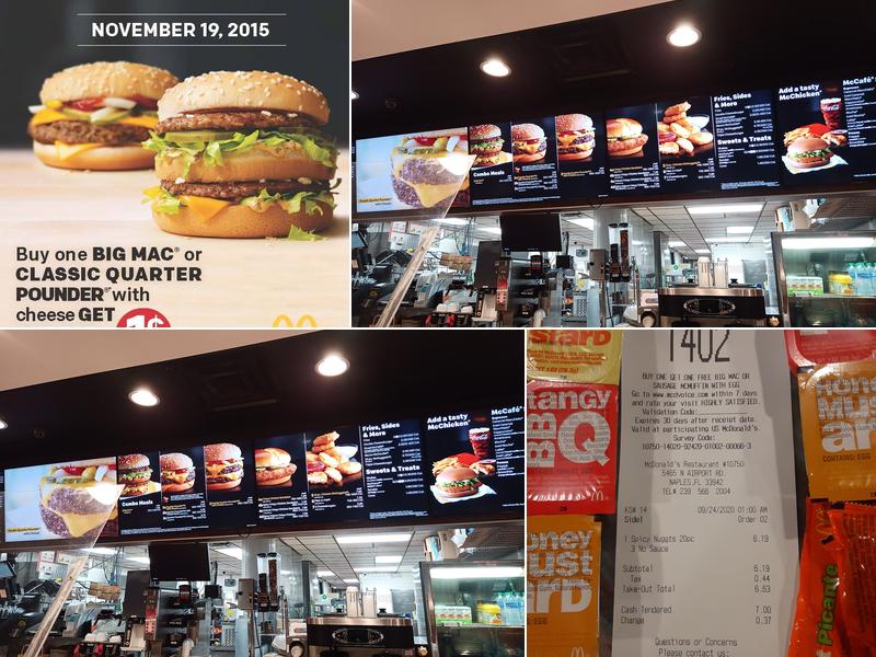 McDonald's Menu