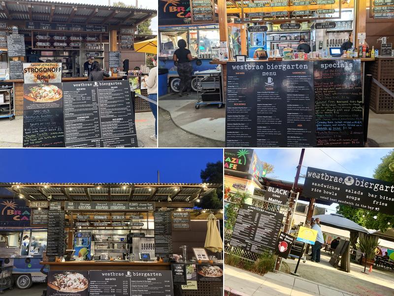 Westbrae Biergarten Menu