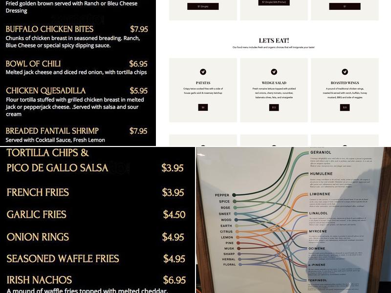 Cafe Rack Menu