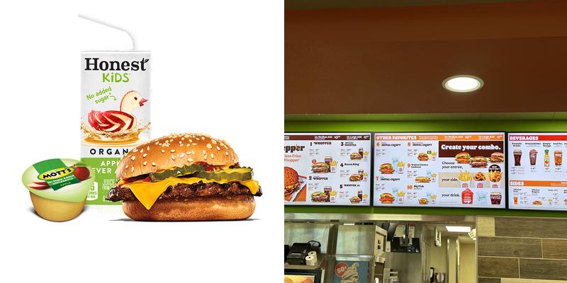 Burger King Menu