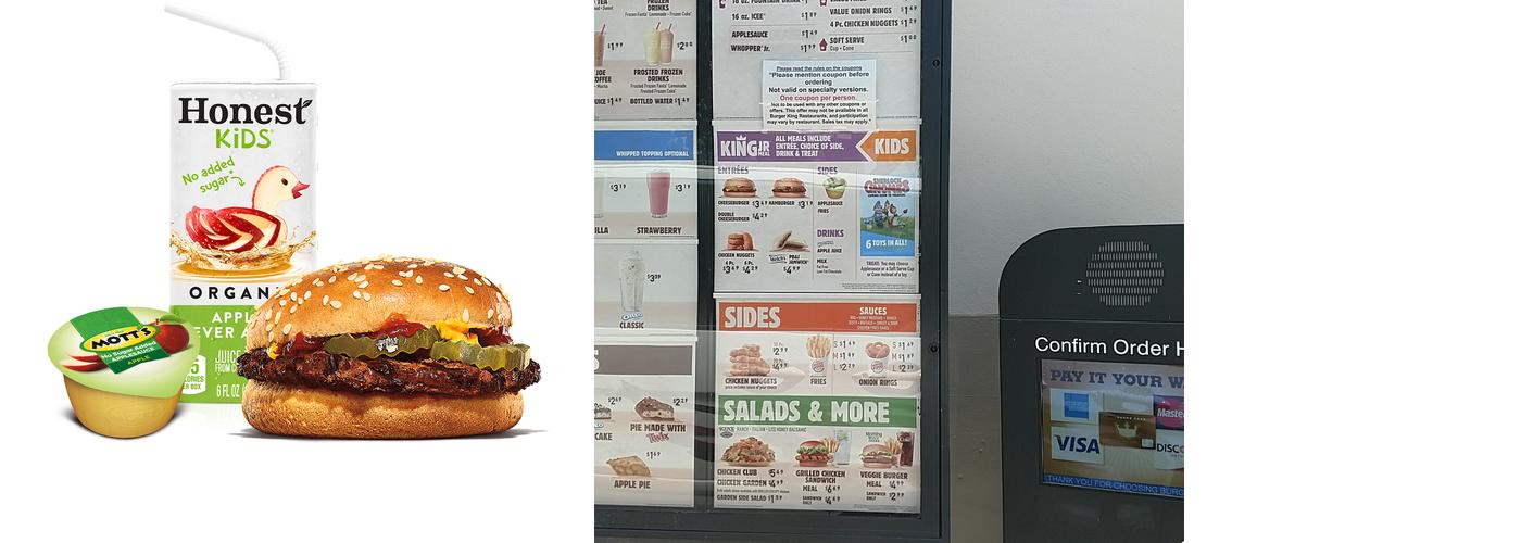 Burger King Menu