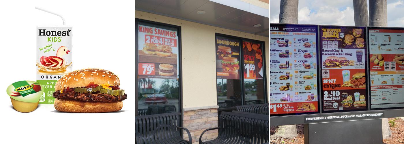 Burger King Menu