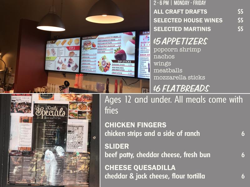 The Blue Beet Menu