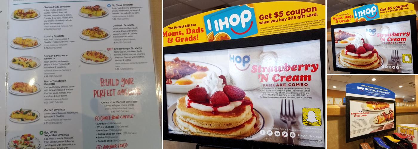 IHOP Menu