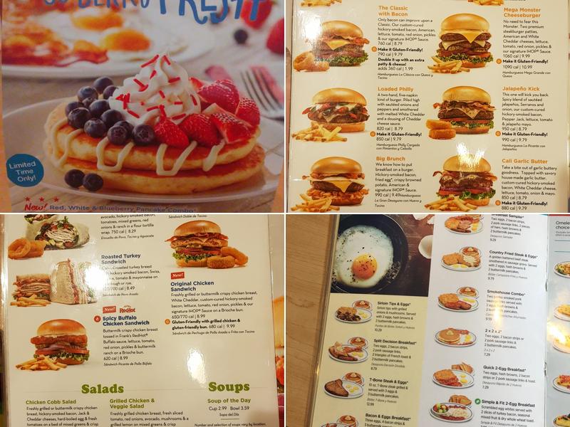IHOP Menu