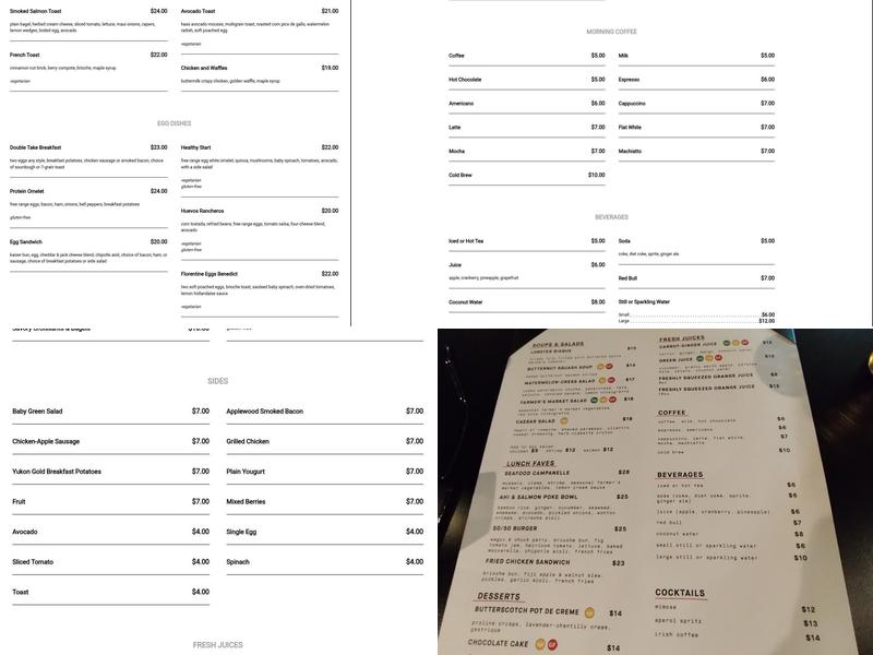 Double Take Menu