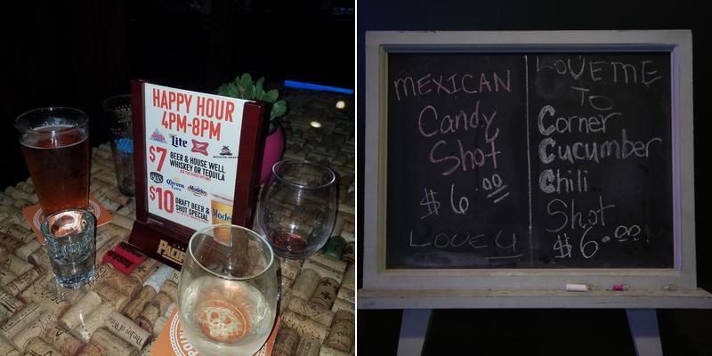 The Corner Bar Menu