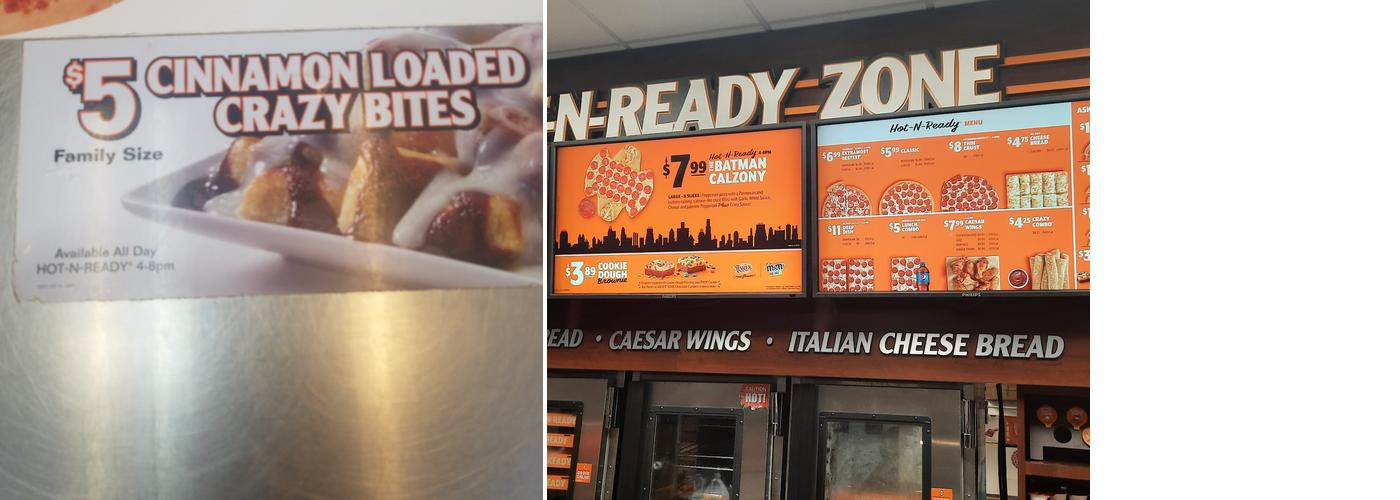 Little Caesars Pizza Menu