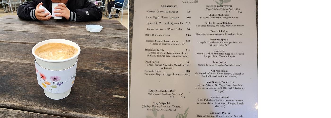 Curson Café Menu