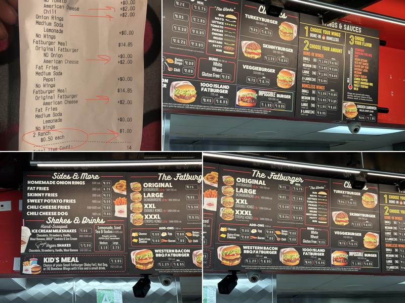 Fatburger & Buffalo's Express Menu