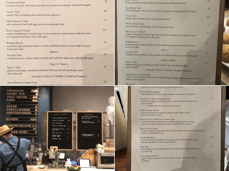 Black Fox Coffee Menu