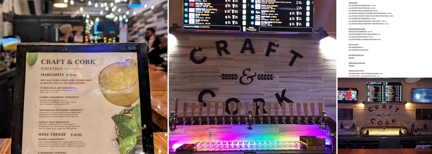 Craft & Cork Menu