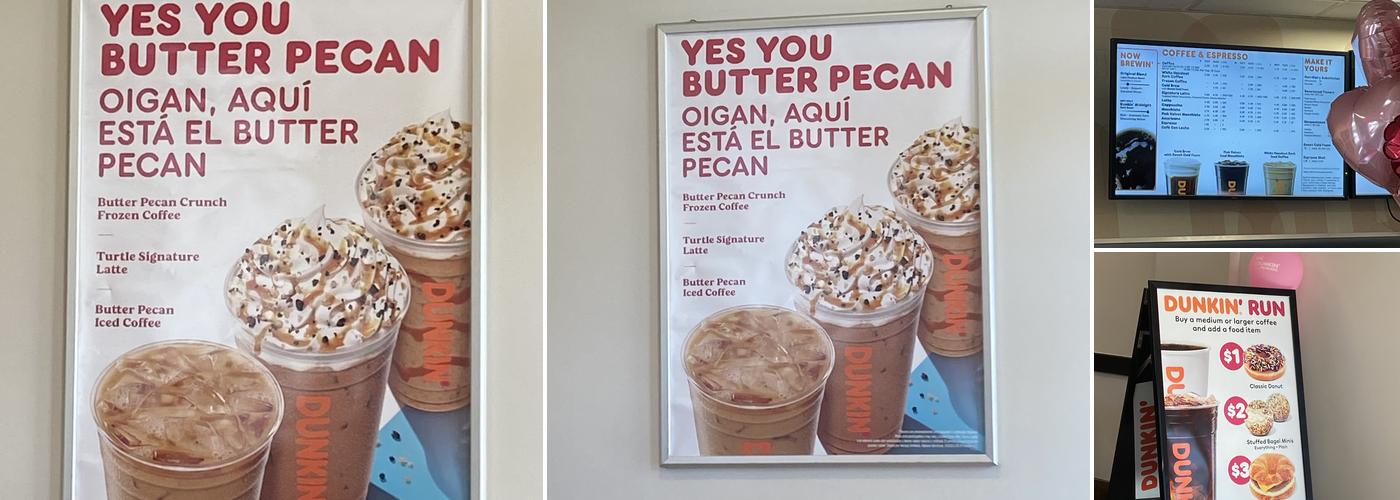 Dunkin' Menu