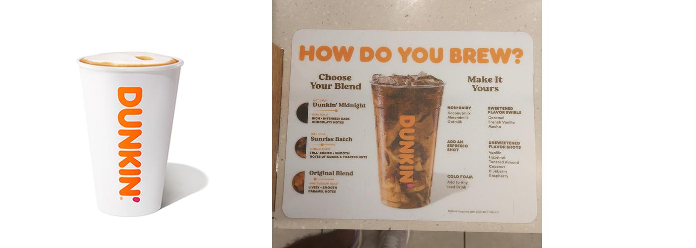 Dunkin' Menu
