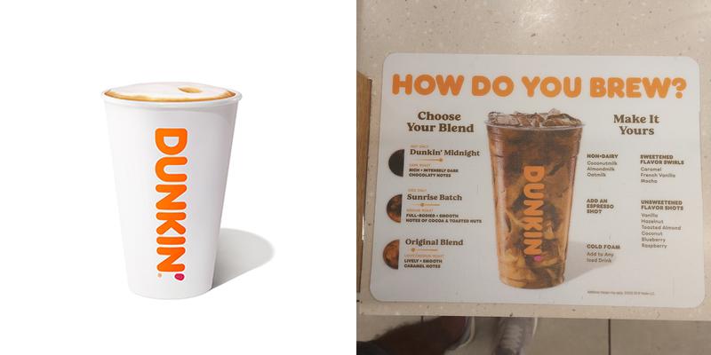 Dunkin' Menu