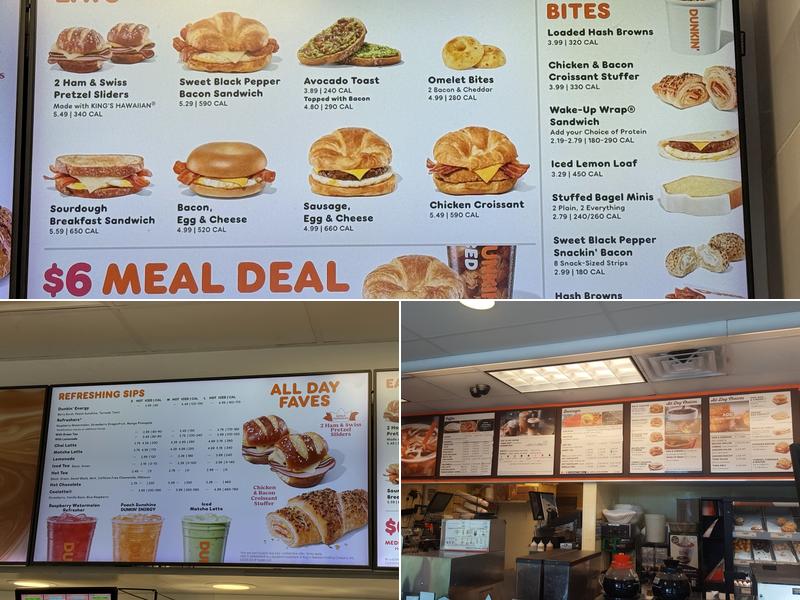 Dunkin' Menu