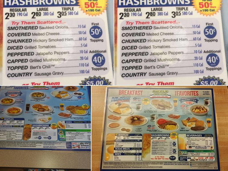 Waffle House Menu