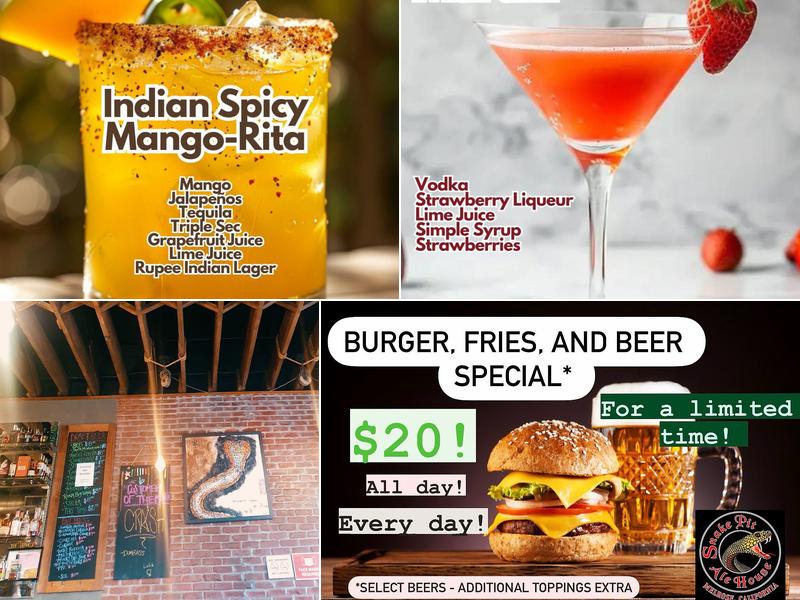 Snake Pit Alehouse Whiskey Bar & Kitchen Menu