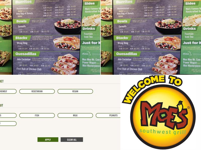 Moe's Southwest Grill Menu