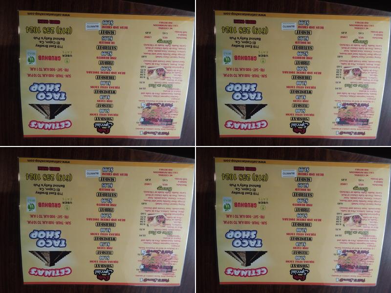 Kelly's Pub, El Cajon Menu