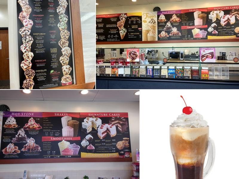 Cold Stone Creamery Menu
