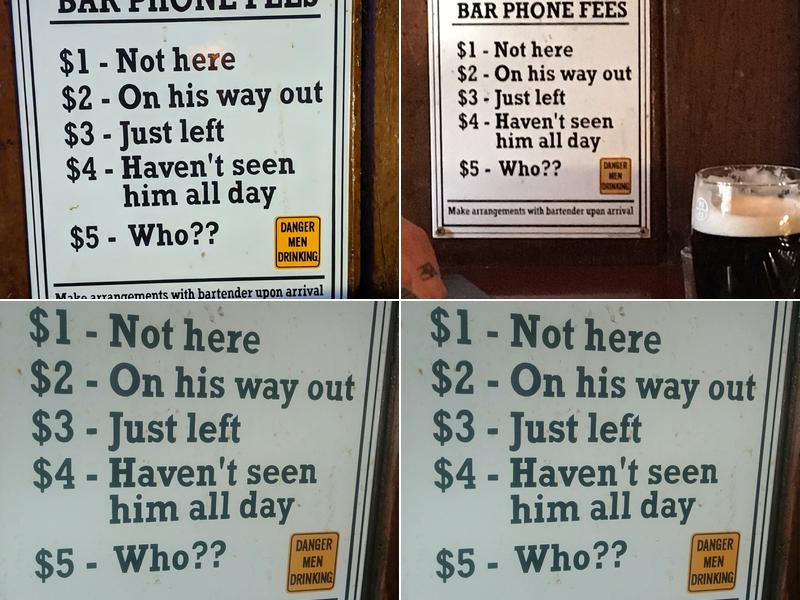 Behan's An Irish Pub Menu