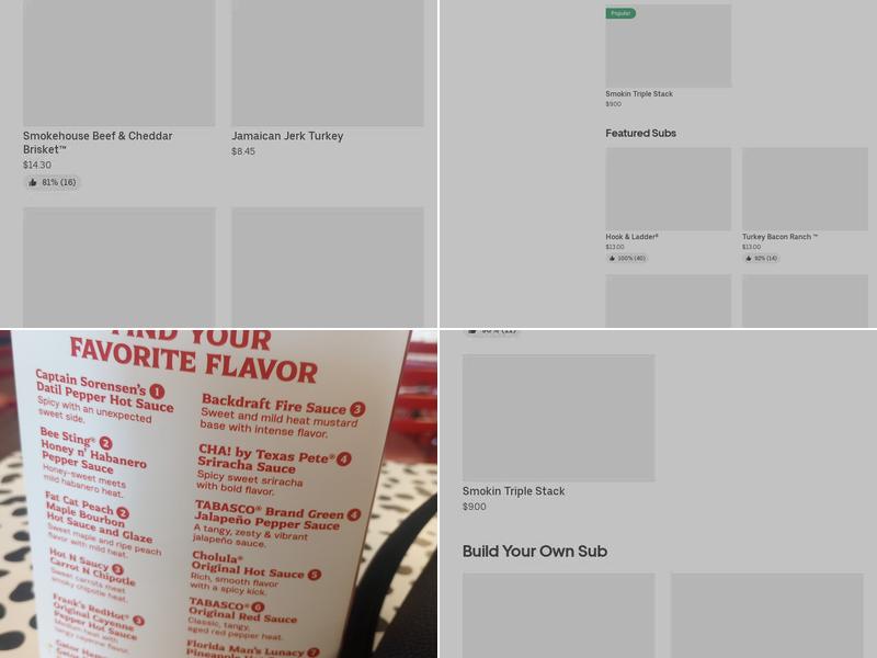 Firehouse Subs Riverchase North Naples Menu