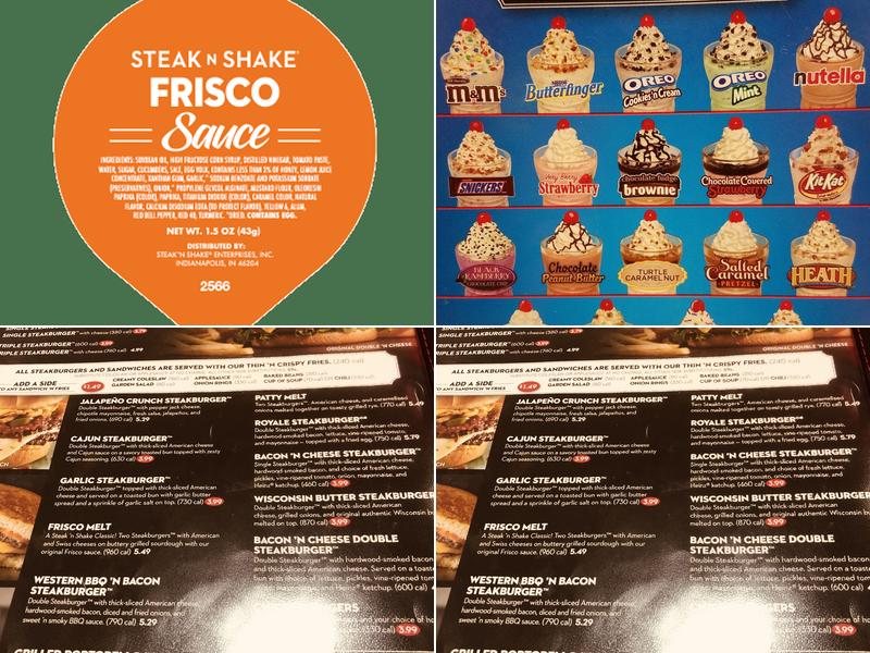 Steak 'n Shake Menu