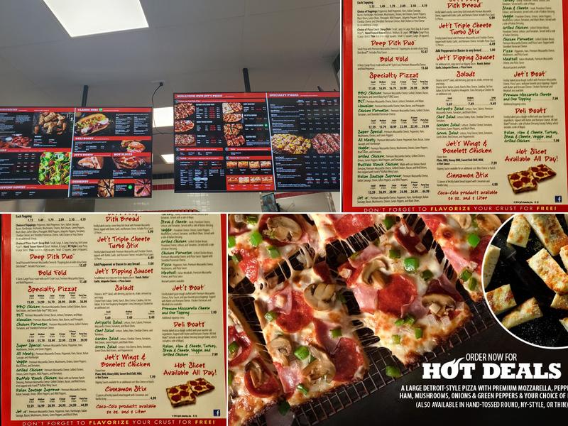 Jet's Pizza Menu