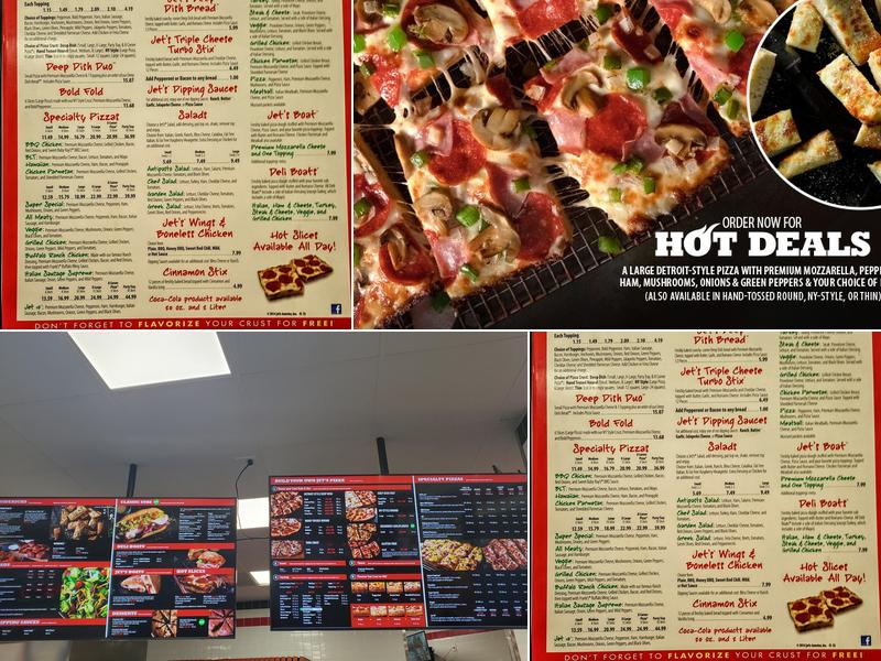 Jet's Pizza Menu